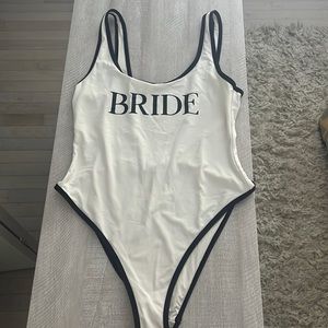 WeWoreWhat Bride Scoop Back One Piece Swimsuit - New without tag